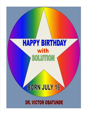 cover image of BORN JULY 16